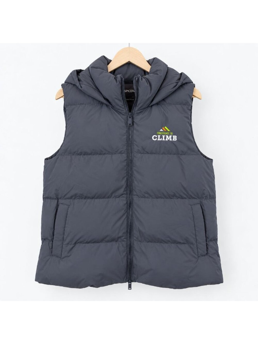 Mercer+Mettle Black Puffer Vest Hooded Quilted Full Zip Atec Eos Size L